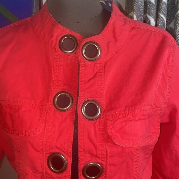 Longaberger 100% cotton grommet jacket - Picture 2 of 9